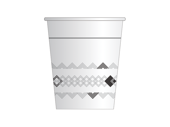 9.花纹纸杯