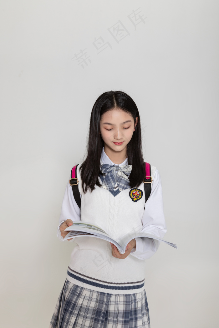 清新唯美可爱的女孩摄影图片 