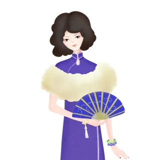 传统旗袍美女 (177)