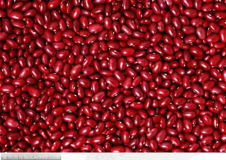 食物背景-漂亮的红豆