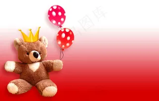 可爱小熊背景图片