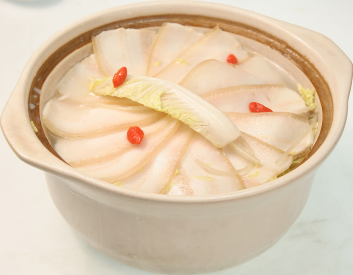 娃娃菜煮白肉18元
