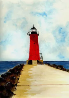 永恒的诺言高清海景油画