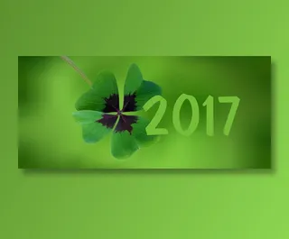 四叶草2017数字图片