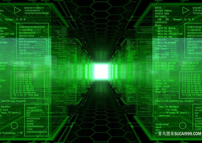 炫酷数字科技背景素材