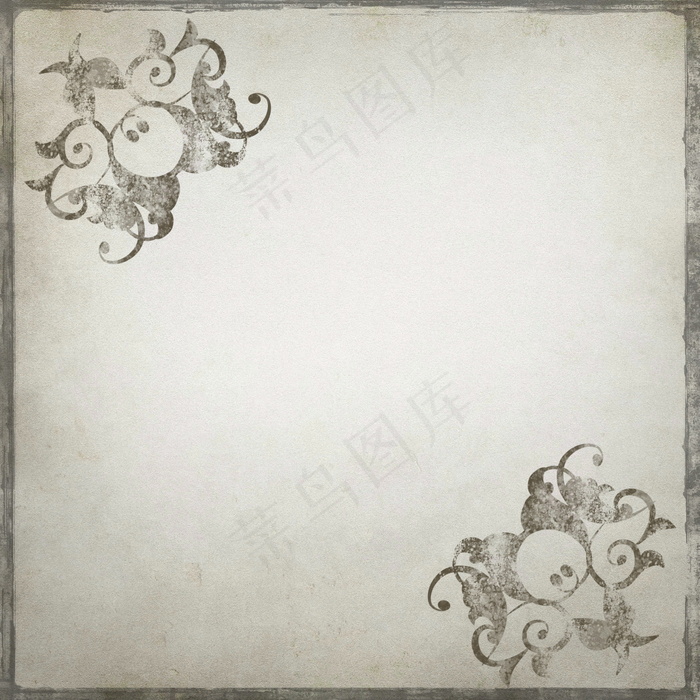 灰白色边框背景图片