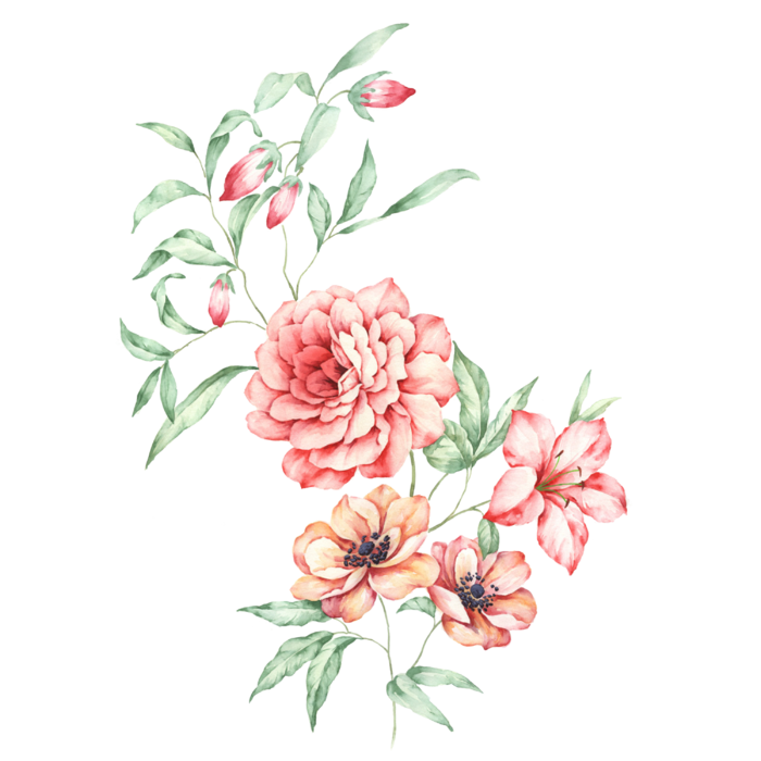 38妇女节三八女神女王粉色花朵玫瑰艺术字设计png免抠ps素材