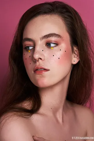 化妆品模特美容