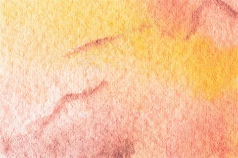 粉红和黄色可爱暖色调纸纹水彩背景图片 粉红和黄色可爱暖色调纸纹水彩背景图片