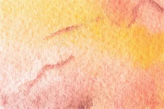 粉红和黄色可爱暖色调纸纹水彩背景图片