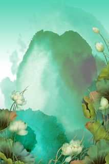 绿色背景 绿色海报背景