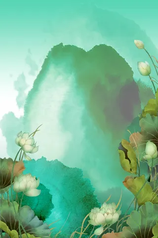 绿色背景 绿色海报背景