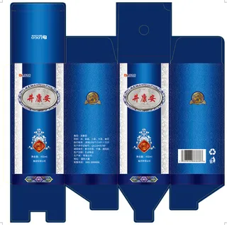 白酒直线盒纸盒纸包装