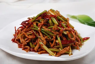 0911CC-124干煸肉丝