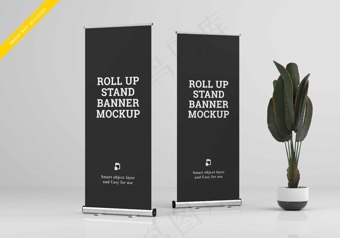 易拉宝样机 易拉宝效果图