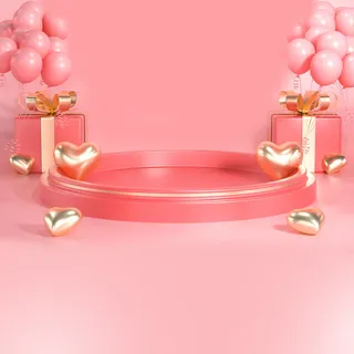 立体C4D场景电商首页主图直通车促销banner海报背景PSD素材