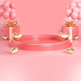 立体C4D场景电商首页主图直通车促销banner海报背景PSD素材