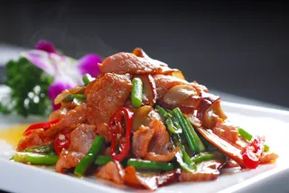 XCXC0182鲍菇炒爽肉