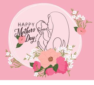 设计母亲节快乐节日素材