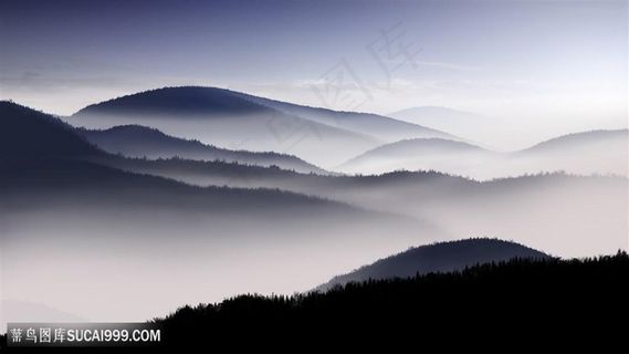 水墨唯美山脉壁纸