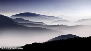 水墨唯美山脉壁纸