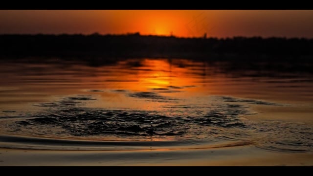 水, 喷雾, 日落, 河, 波, 秋天