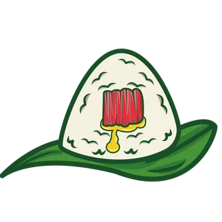 端午节粽子流口水免扣元素