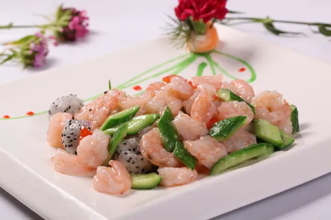 火龙果炒虾仁 (2)