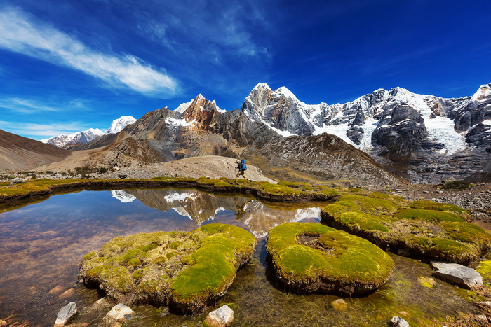 户外旅行徒步登山