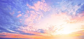 很美的蓝天白云云彩风景图片