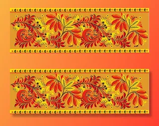 中式传统花朵纹样