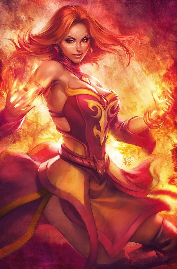 烈火女侠欧美动漫卡通图片