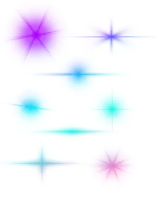 彩色炫丽酷炫光效