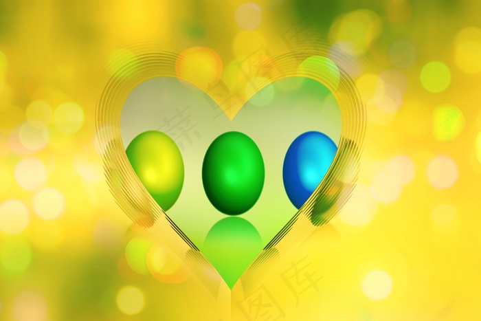 复活节彩蛋散景图片