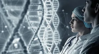 高科技生物海报背景高清图片