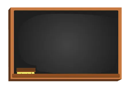 黑板木底卡通素材少儿兴趣班素材