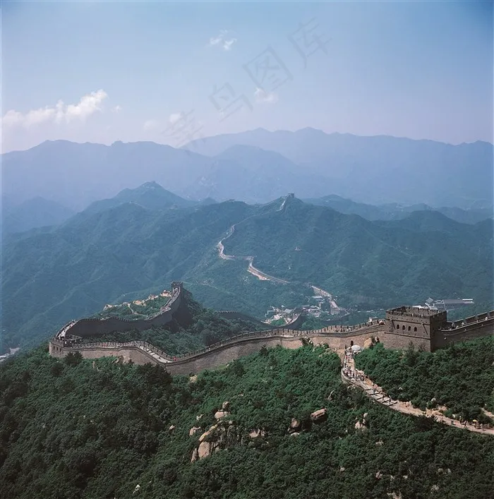 中国长城城池图片素材