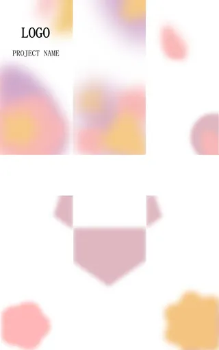 彩色宣传画册折页