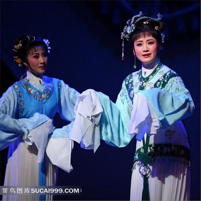 越剧《西园记》舞台剧照素材图片