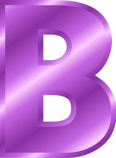 字母B PNG免抠(600x817)