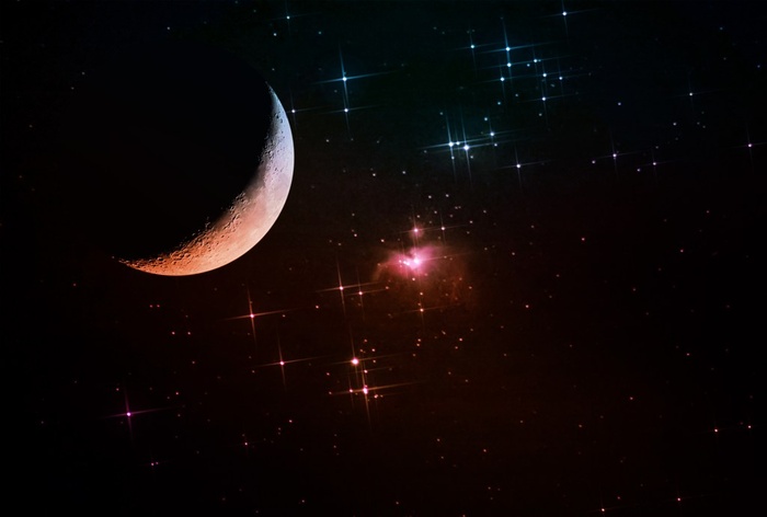 唯美星空背景高清图片