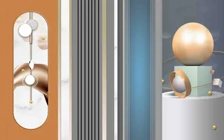 北欧后现代背景墙