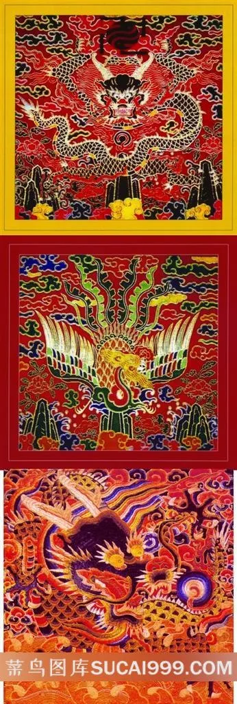 传统龙纹图案素材