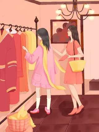 三八妇女节女神节插画