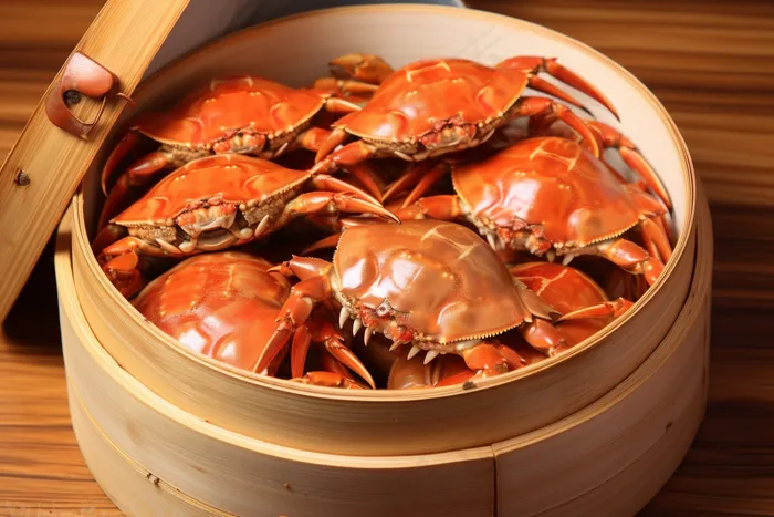 螃蟹秋季美食摄影图 (4032x2688)