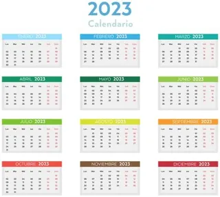 2023 年日历 PNG免抠