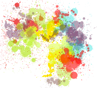 彩色笔记彩绘墨水点少儿兴趣班