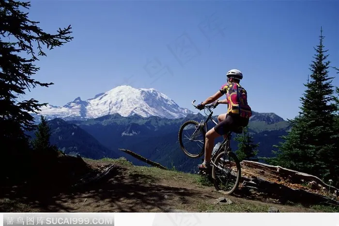 自行车登山