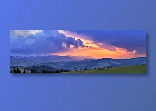 唯美的自然美景全景照片高清图