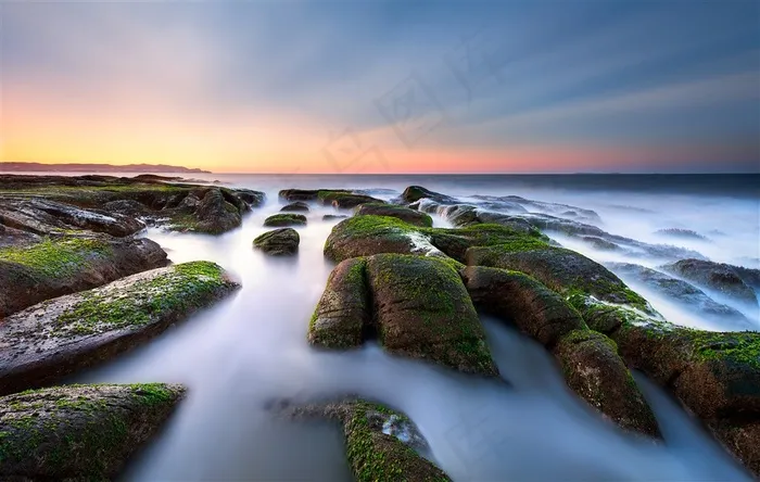 一望无际的海景风光